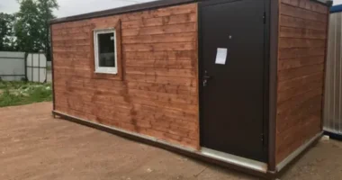 Бытовка на свайном фундаменте — преимущества