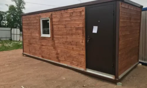 Бытовка на свайном фундаменте — преимущества